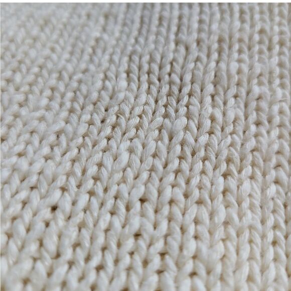 Jenni Kayne NEW Cruise Boyfriend Sweater Ivory Cotton Linen XS - Picture 13 of 15